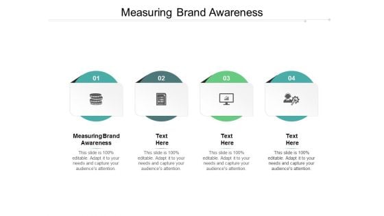 Measuring Brand Awareness Ppt PowerPoint Presentation Model Example Topics Cpb