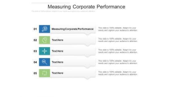 Measuring Corporate Performance Ppt PowerPoint Presentation Professional Background Images Cpb