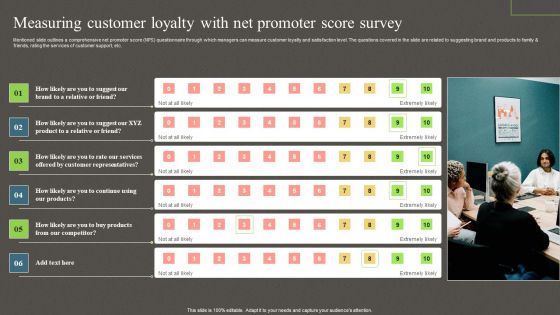 Measuring Customer Loyalty With Net Promoter Score Survey Ppt PowerPoint Presentation File Model PDF