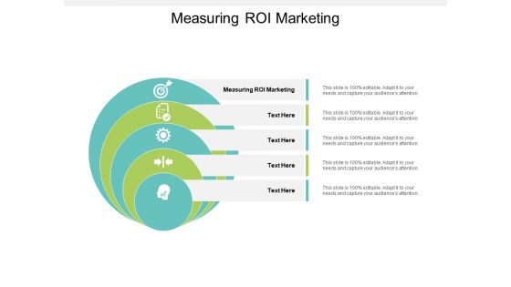 Measuring ROI Marketing Ppt PowerPoint Presentation Summary Graphics Template Cpb