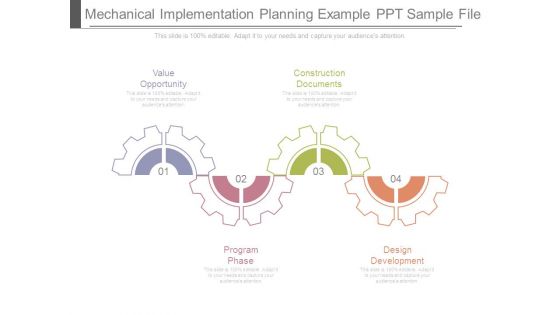 Mechanical Implementation Planning Example Ppt Sample File