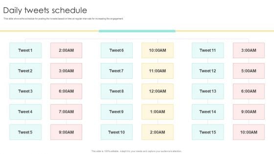 Media Advertising Daily Tweets Schedule Template PDF Media Advertising Daily Tweets Schedule Template PDF