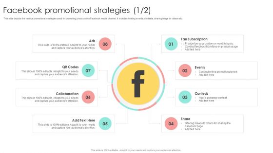 Media Advertising Facebook Promotional Strategies Inspiration PDF