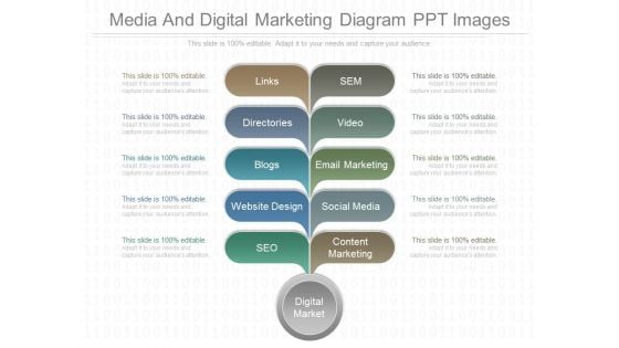 Media And Digital Marketing Diagram Ppt Images