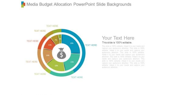 Media Budget Allocation Powerpoint Slide Backgrounds