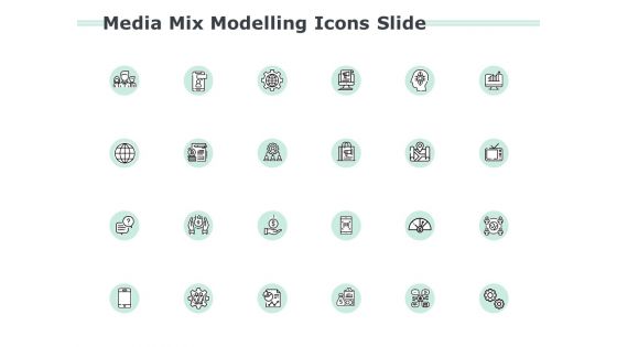 Media Mix Modelling Icons Slide Technology Ppt PowerPoint Presentation Portfolio Aids