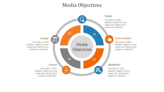 Media Objectives Template 2 Ppt PowerPoint Presentation Information