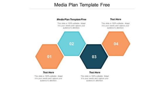 Media Plan Template Free Ppt PowerPoint Presentation Show Icons Cpb