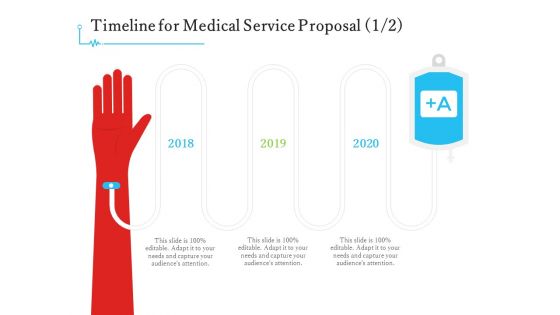 Medical And Healthcare Related Timeline For Medical Service Proposal Ppt PowerPoint Presentation Icon Brochure PDF