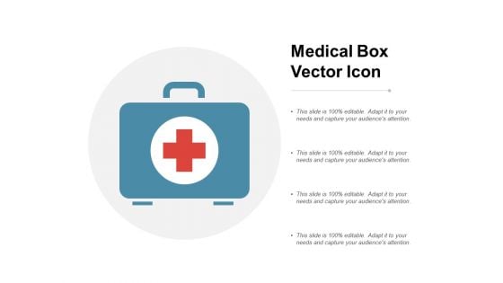 Medical Box Vector Icon Ppt Powerpoint Presentation Infographic Template Example File