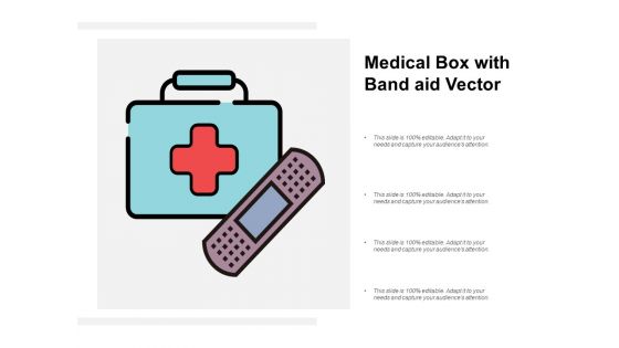 Medical Box With Band Aid Vector Ppt Powerpoint Presentation Outline Rules