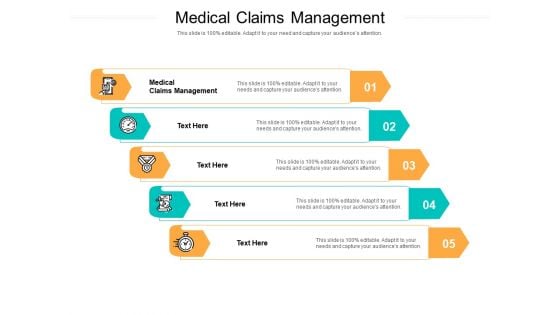 Medical Claims Management Ppt PowerPoint Presentation Styles Visuals Cpb Pdf