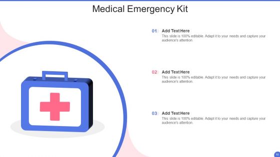 Medical Emergency Kit Ppt PowerPoint Presentation Complete Deck With Slides