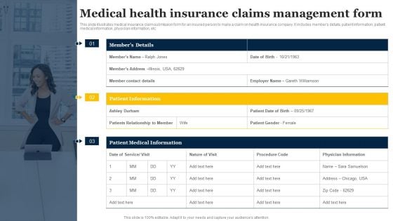 Medical Health Insurance Claims Management Form Inspiration PDF Medical Health Insurance Claims Management Form Inspiration PDF