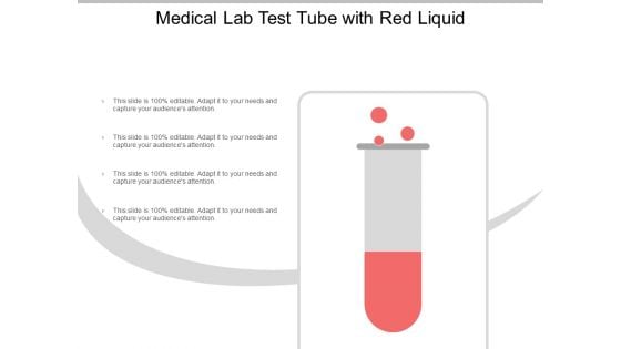 Medical Lab Test Tube With Red Liquid Ppt PowerPoint Presentation Styles Rules