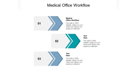 Medical Office Workflow Ppt PowerPoint Presentation Model Outline Cpb Pdf