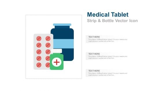 Medical Tablet Strip And Bottle Vector Icon Ppt PowerPoint Presentation Pictures Skills