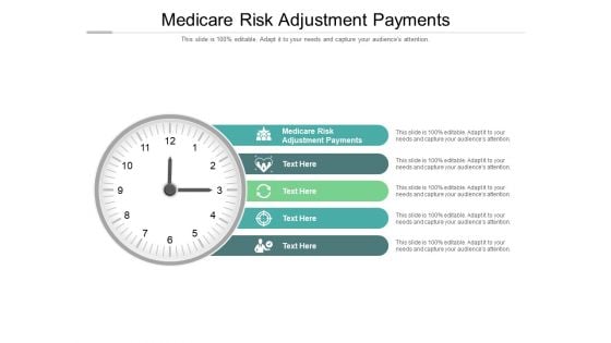 Medicare Risk Adjustment Payments Ppt PowerPoint Presentation Styles Graphics Example Cpb Pdf