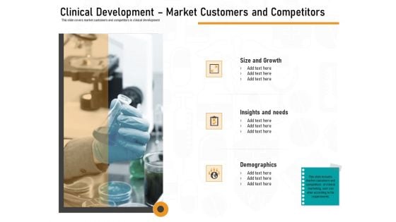 Medicine Promotion Clinical Development Market Customers And Competitors Ppt PowerPoint Presentation Pictures Design Templates PDF