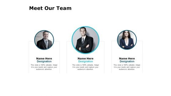 Meet Our Team Communication Introduction Ppt PowerPoint Presentation Gallery Influencers