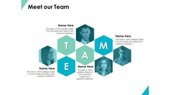 Meet Our Team Communication Ppt PowerPoint Presentation Slides Brochure