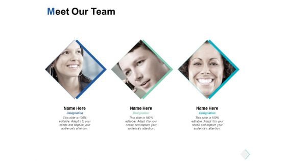 meet our team communication ppt powerpoint presentation summary