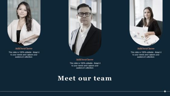 Meet Our Team Guide To Develop And Estimate Brand Value Inspiration PDF