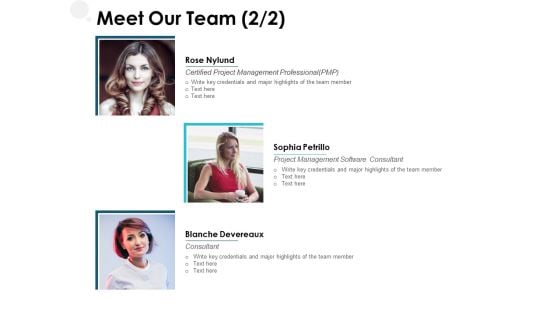 Meet Our Team Introduction Ppt PowerPoint Presentation Infographics Meet Our Team Introduction Ppt PowerPoint Presentation Infographics