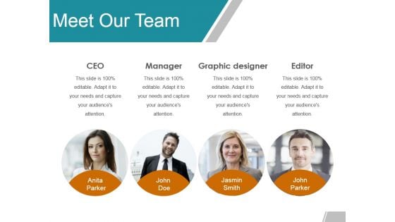 Meet Our Team Ppt PowerPoint Presentation Ideas Microsoft Meet Our Team Ppt PowerPoint Presentation Ideas Microsoft