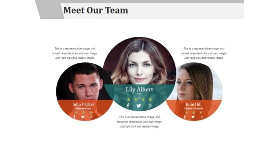 Meet Our Team Ppt PowerPoint Presentation Ideas Shapes