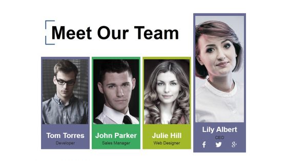 Meet Our Team Ppt PowerPoint Presentation Infographic Template Ideas Meet Our Team Ppt PowerPoint Presentation Infographic Template Ideas