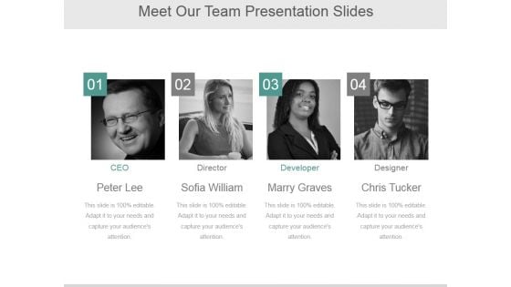 Meet Our Team Ppt PowerPoint Presentation Inspiration Meet Our Team Ppt PowerPoint Presentation Inspiration