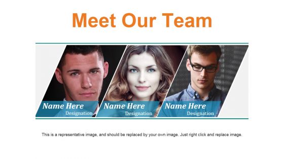 Meet Our Team Ppt PowerPoint Presentation Outline Inspiration