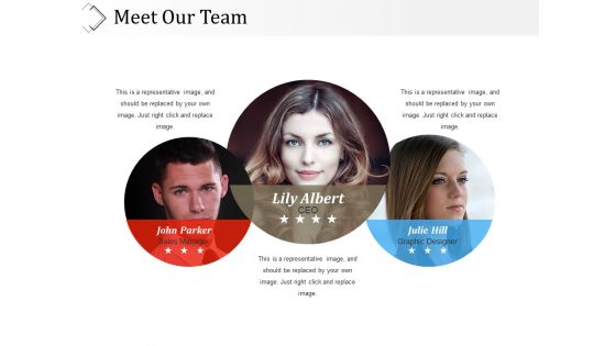 Meet Our Team Ppt PowerPoint Presentation Pictures Portrait