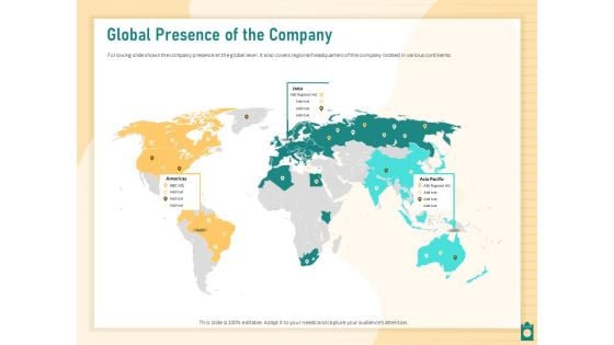 Meet Project Deadlines Through Priority Matrix Global Presence Of The Company Ppt Slides Inspiration PDF