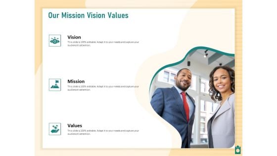 Meet Project Deadlines Through Priority Matrix Our Mission Vision Values Ppt Show Example Introduction PDF