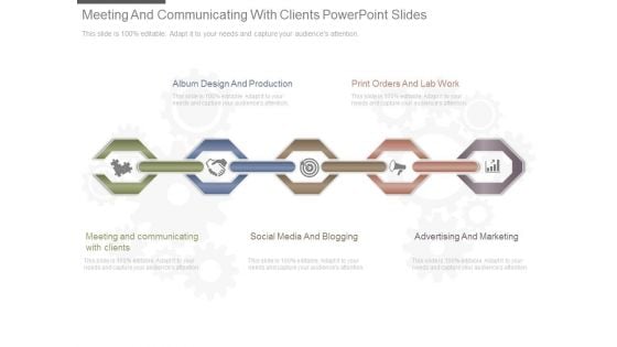 Meeting And Communicating With Clients Powerpoint Slides