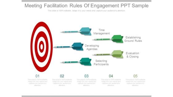 Meeting Facilitation Rules Of Engagement Ppt Sample