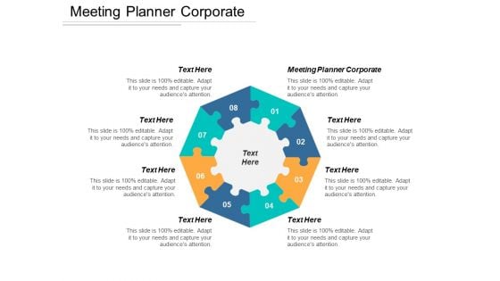 Meeting Planner Corporate Ppt PowerPoint Presentation Show Deck Cpb