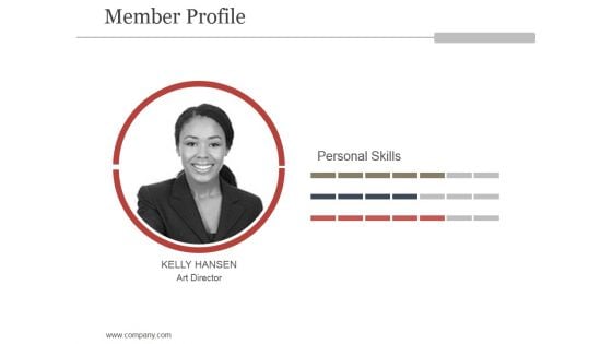 Member Profile Ppt PowerPoint Presentation Topics