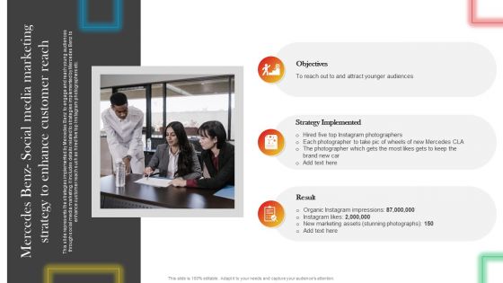 Mercedes Benz Social Media Marketing Strategy To Enhance Customer Reach Diagrams PDF