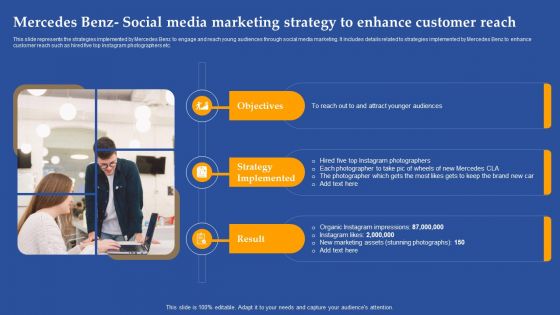 Mercedes Benz Social Media Marketing Strategy To Enhance Customer Reach Ppt Styles Design Inspiration PDF Mercedes Benz Social Media Marketing Strategy To Enhance Customer Reach Ppt Styles Design Inspiration PDF