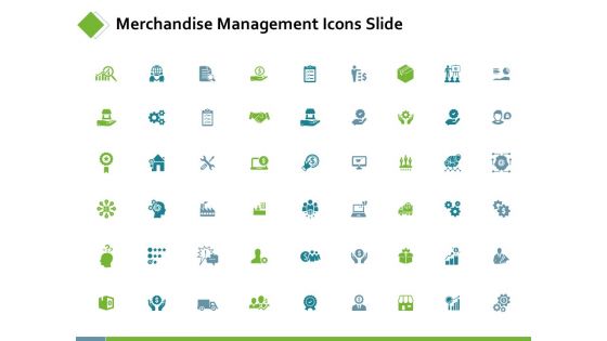 Merchandise Management Icons Slide Ppt PowerPoint Presentation Ideas Images
