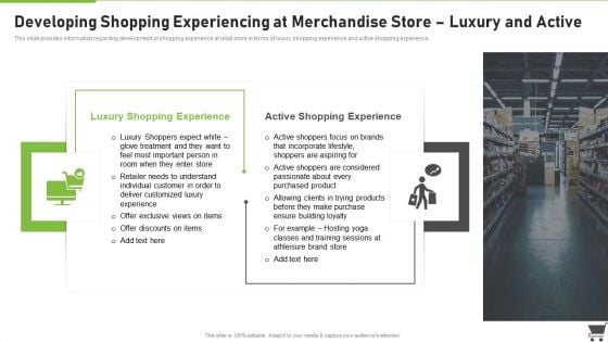 Merchandise Playbook Developing Shopping Experiencing At Merchandise Store Luxury Microsoft PDF