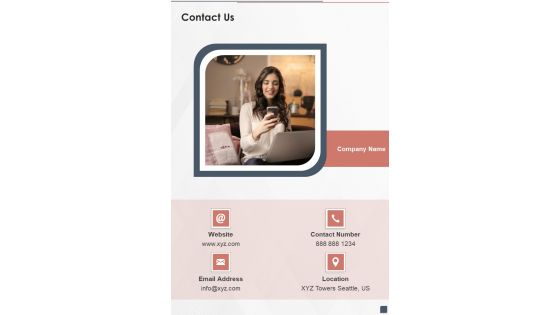 Merchandise Product Development Funding Proposal Contact Us One Pager Sample Example Document Merchandise Product Development Funding Proposal Contact Us One Pager Sample Example Document