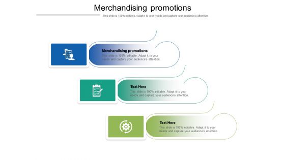 Merchandising Promotions Ppt PowerPoint Presentation Professional Summary Cpb Pdf