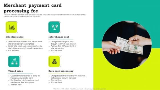 Merchant Payment Card Processing Fee Structure PDF