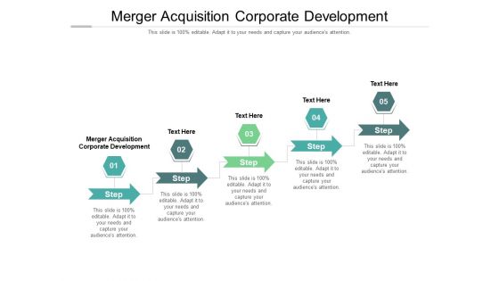 Merger Acquisition Corporate Development Ppt PowerPoint Presentation Inspiration File Formats Cpb Pdf