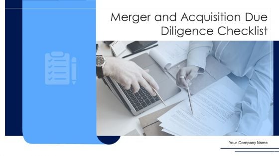 Merger And Acquisition Due Diligence Checklist Ppt PowerPoint Presentation Complete Deck With Slides