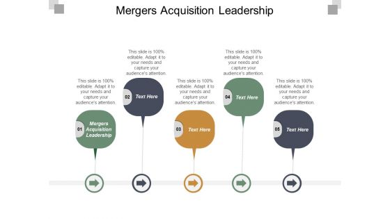 Mergers Acquisition Leadership Ppt PowerPoint Presentation Styles Design Templates Cpb